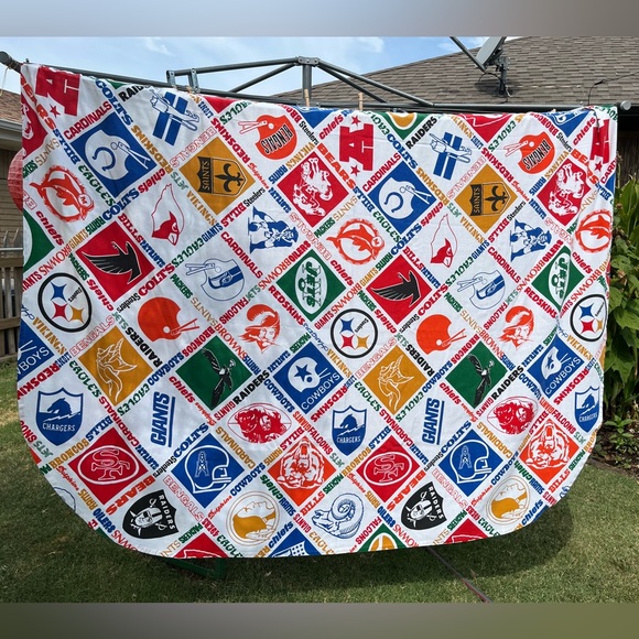 VTG Retro throwback SearsRoebuck NFL Football TeamsBedspread